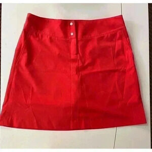 Annika Cutter and Buck Orangey Red Sport Skort  Size 4
